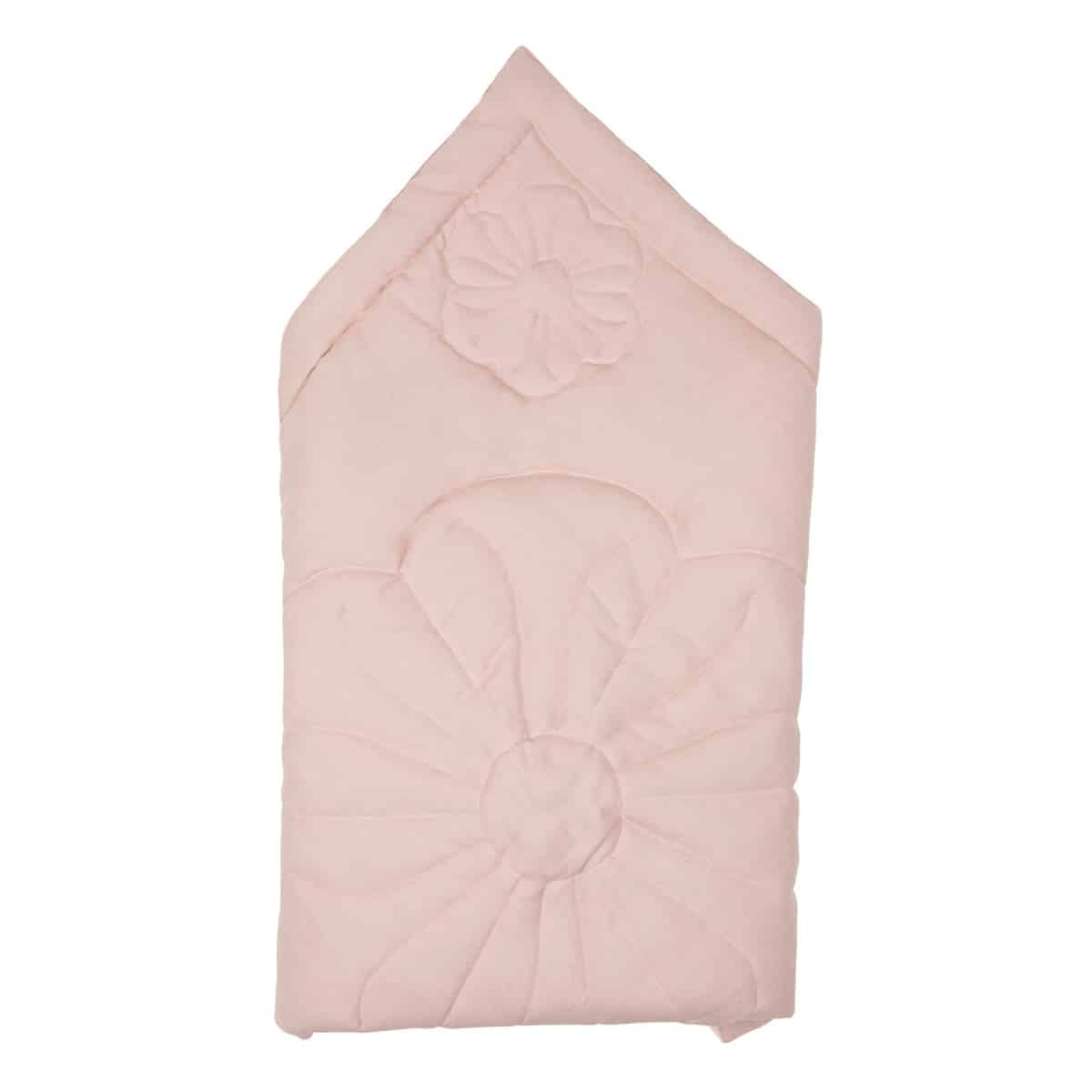 Babydecke Blume "Powder Pink"