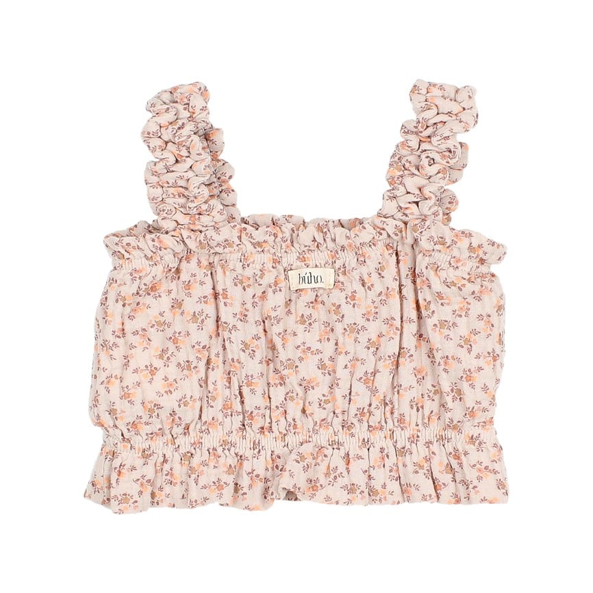 Crop Top "Provence" Flowers