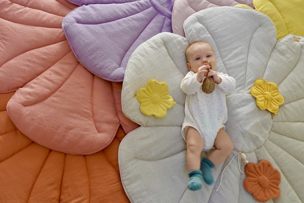 Spielmatte Leinen "Sandy Lily"