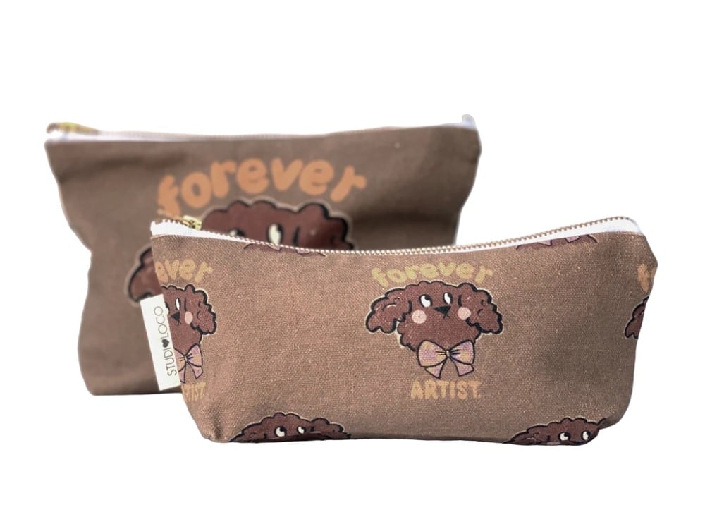 Federtasche Hund "Artist forever"