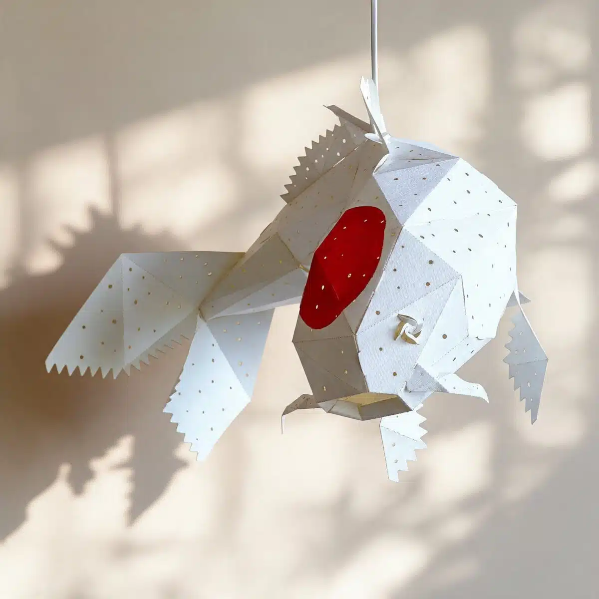 Rising Sun Koi – Koi-Fisch-Pendelleuchte – Produktansicht