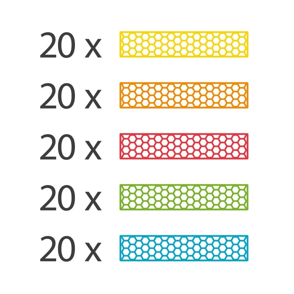 Hello Box "Rainbow-Mix" 100 Bausteine