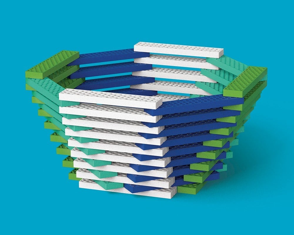 Hello Box "Ocean-Mix" 100 Bausteine
