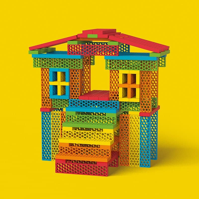Hello Box "Rainbow-Mix" 100 Bausteine