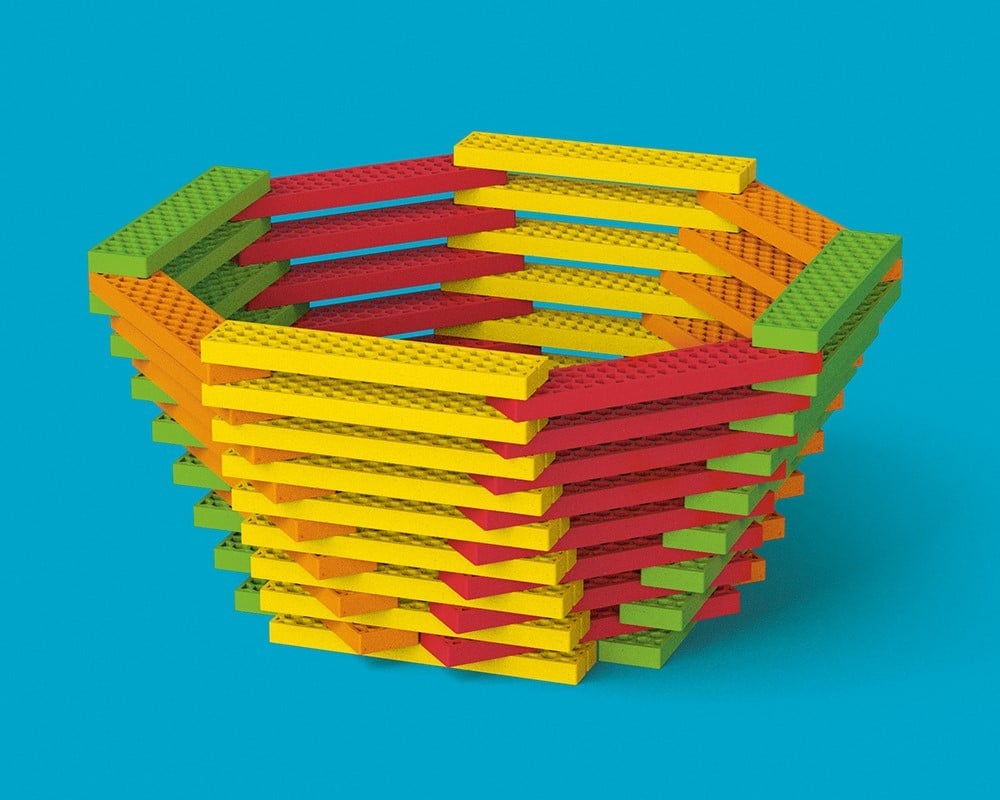 Hello Box "Rainbow-Mix" 100 Bausteine