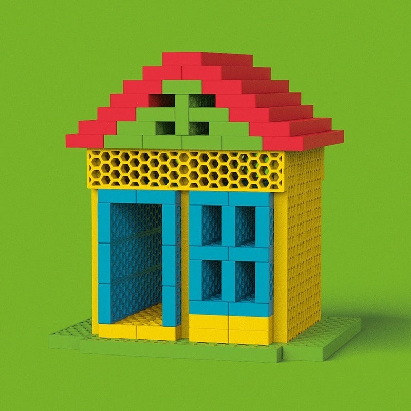 Hello Box "Rainbow-Mix" 100 Bausteine