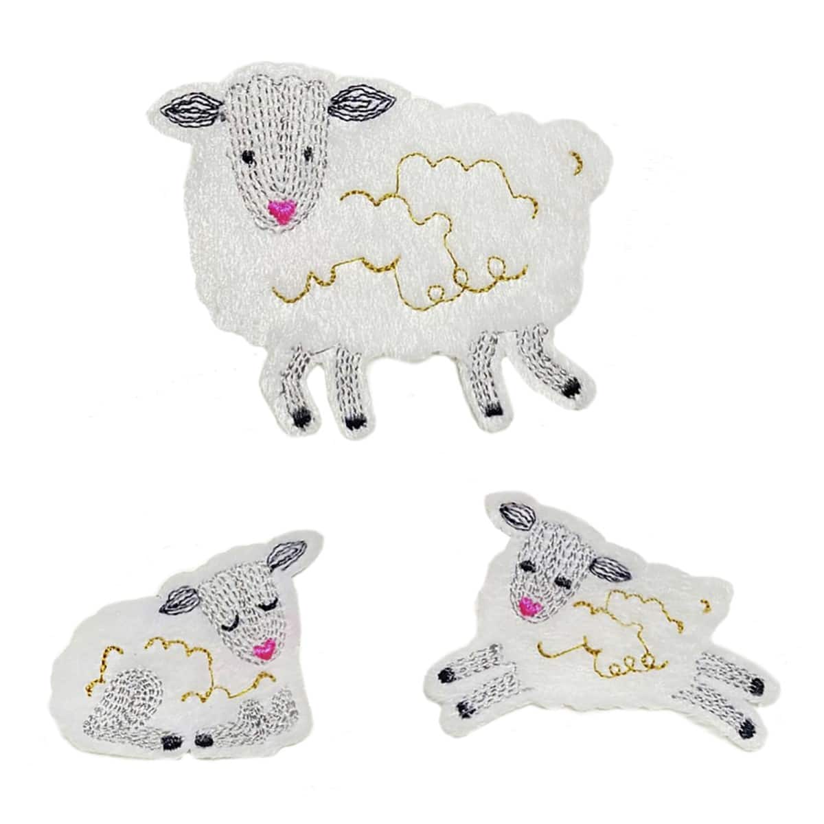 Dekosticker, Sheep Family zum Kleben