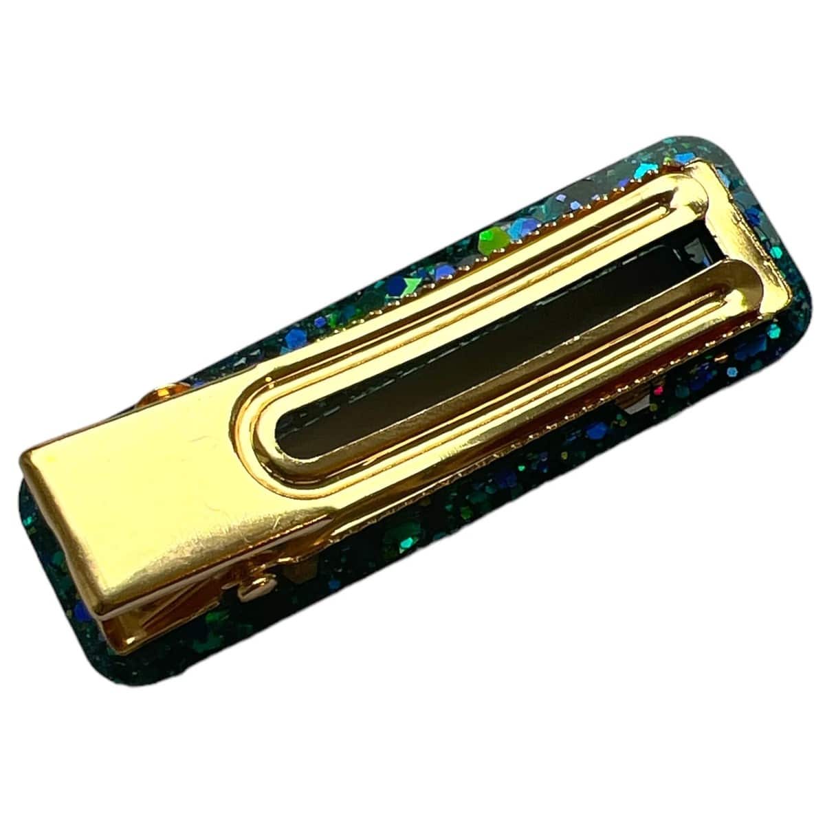 LetsPartyBox_Haarspange_Tuerkis-Glitzer2