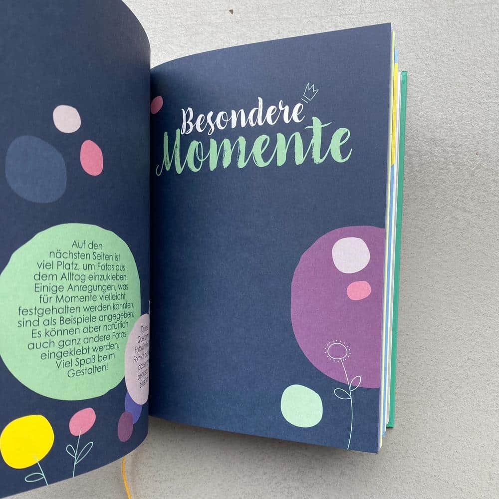 Kunterbunte Babyzeit, Mein Babytagebuch
