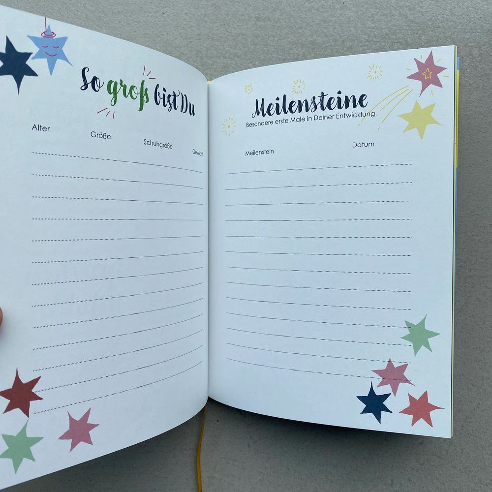 Kunterbunte Babyzeit, Mein Babytagebuch