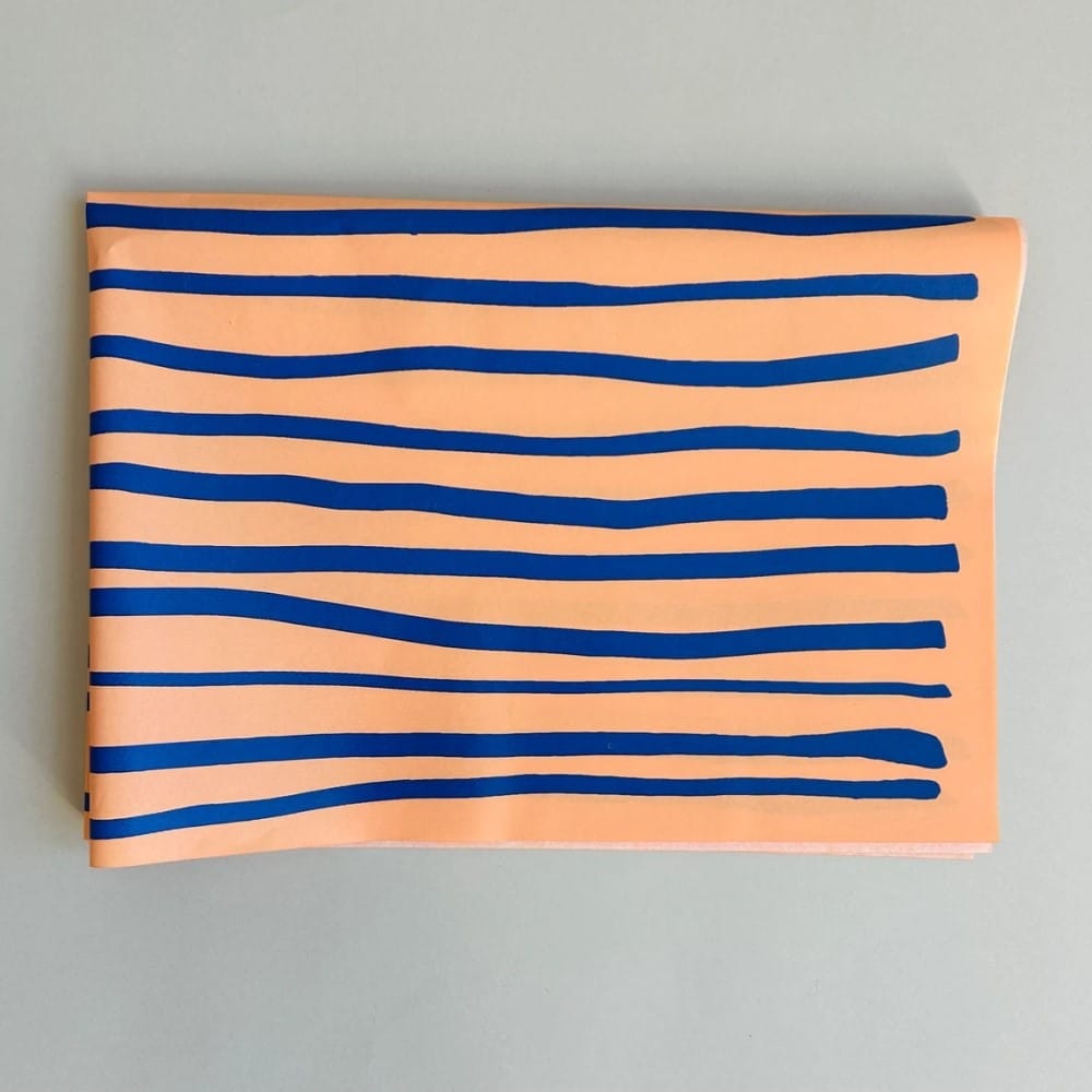 Geschenkverpackung-Set "peach blue"