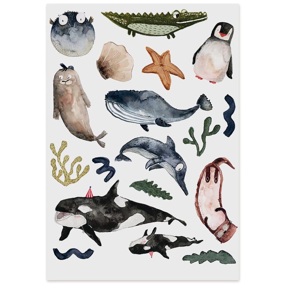 Bio Tattoo, Schwimmtiere