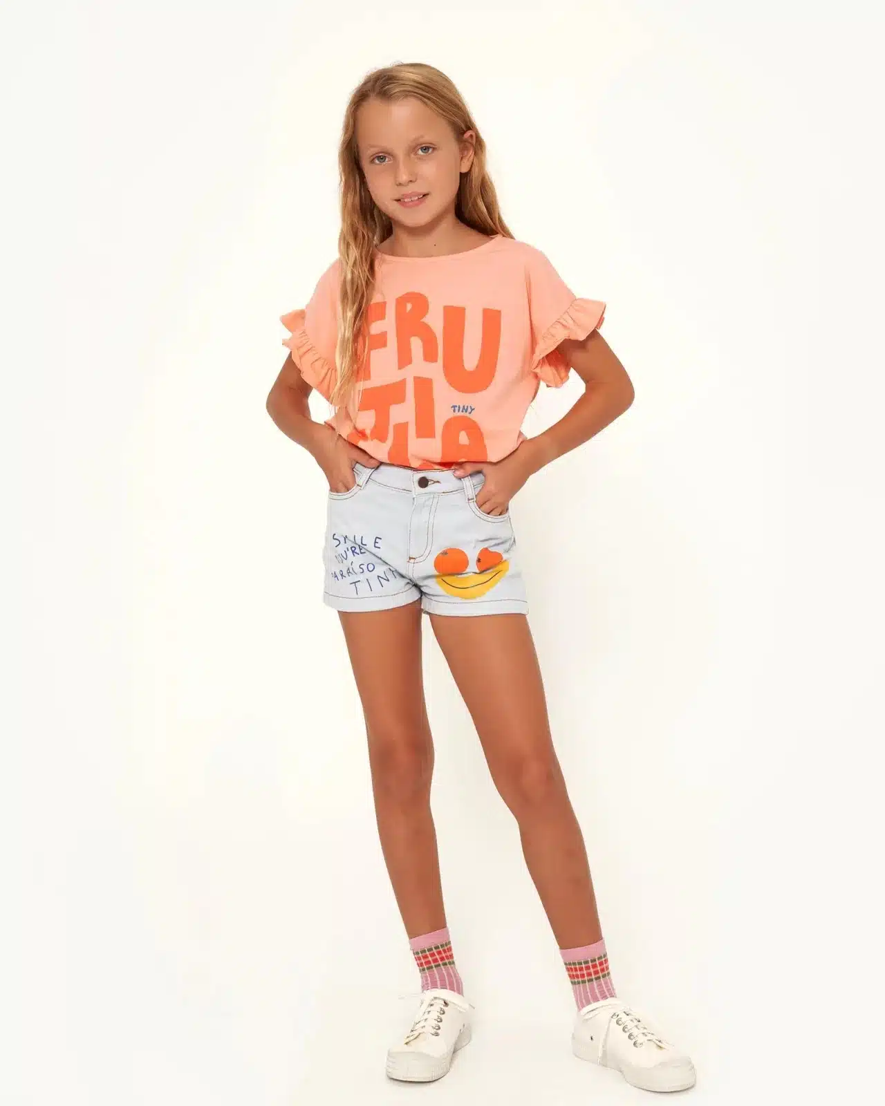 T-Shirt "Frutilla", Papaya