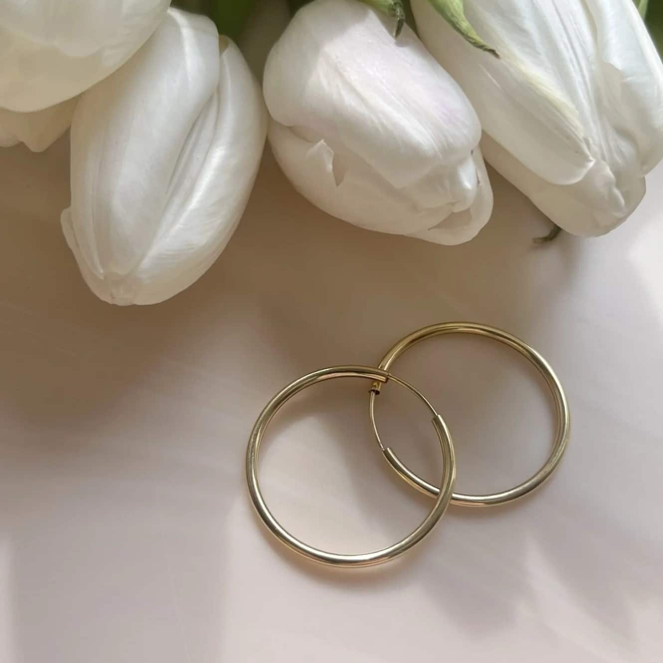 Ohrring *Basic Hoop* Groß 30mm
