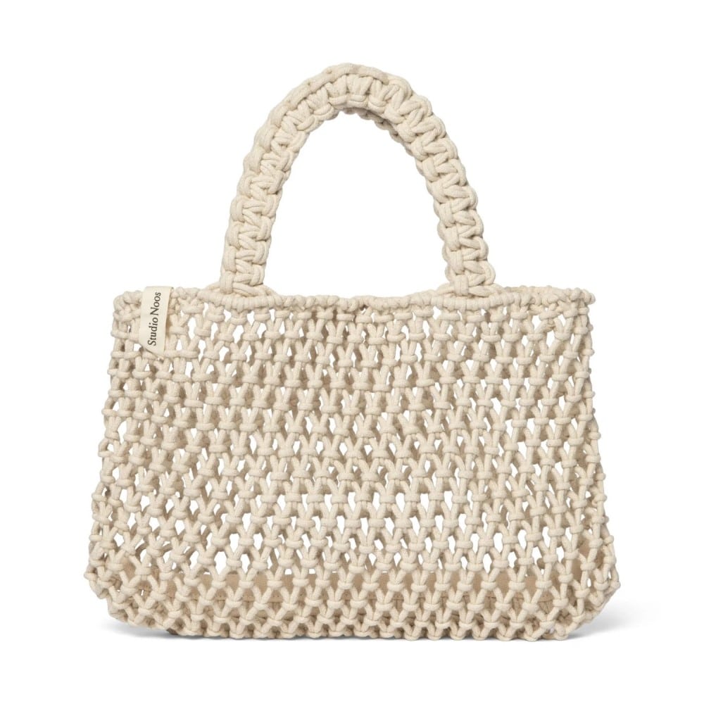 Tasche Mini *Macramé* Ecru