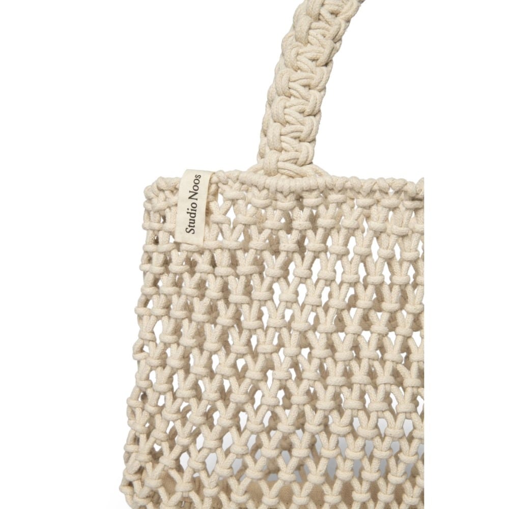 Tasche Mini *Macramé* Ecru