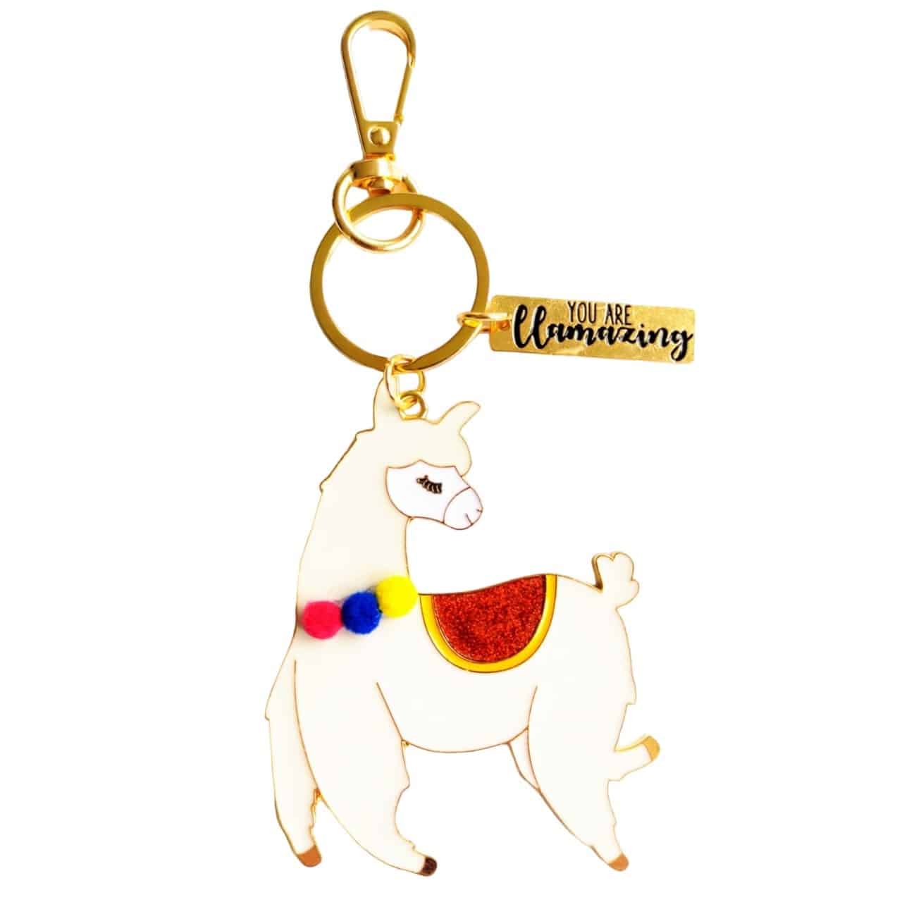 Schlüsselanhänger "Magical alpaca"