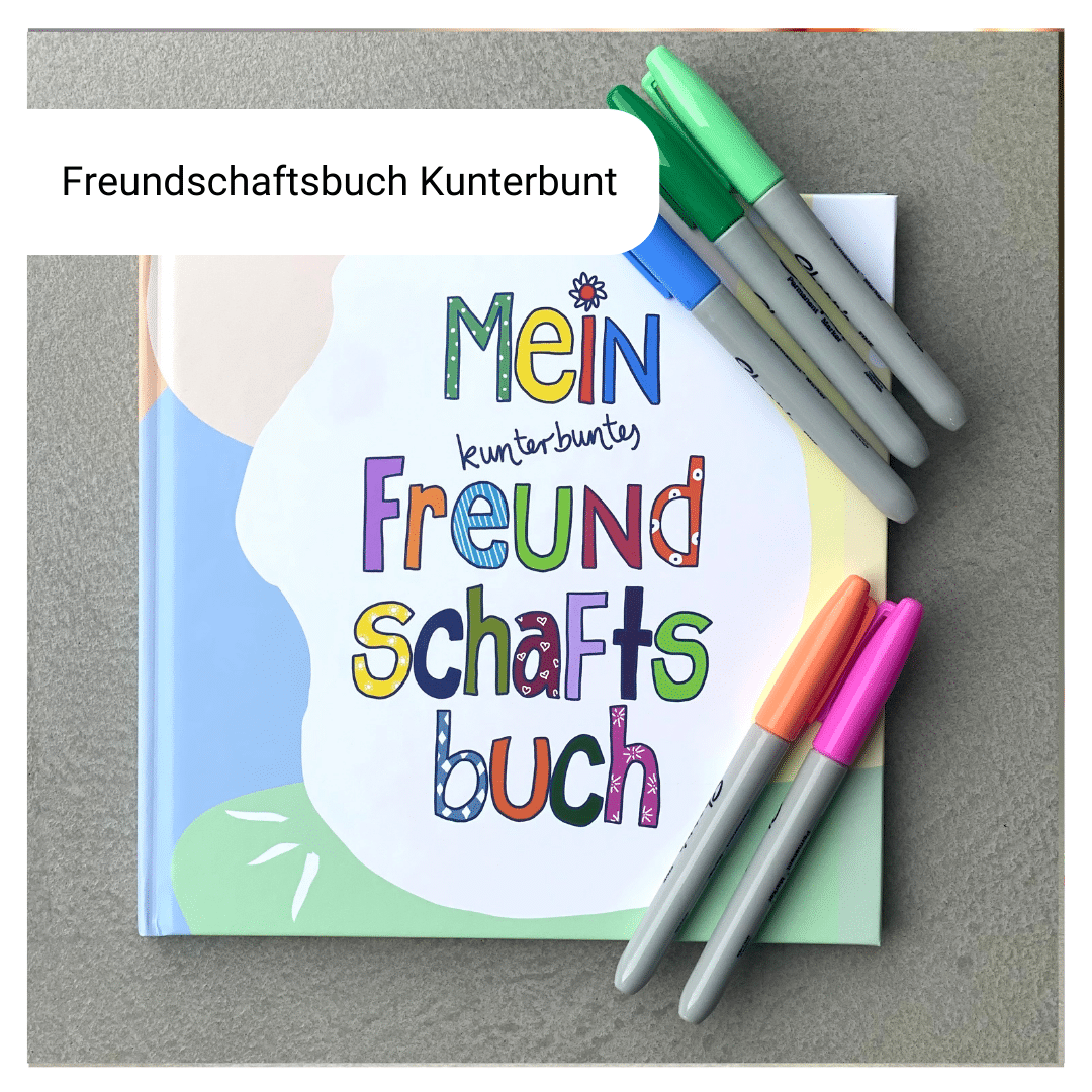 Freundebuch Kunterbunt von maauwikids