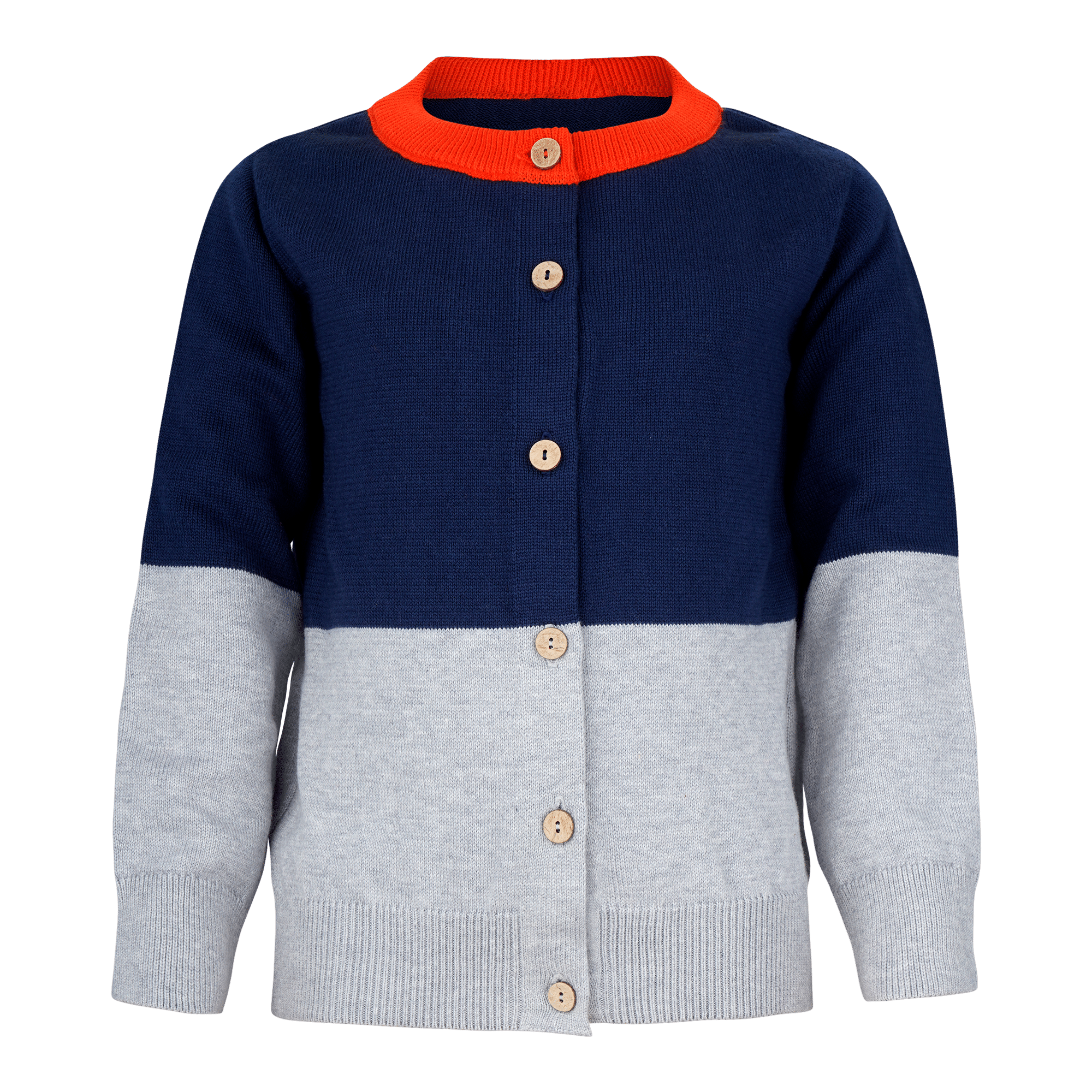 Strickjacke blau