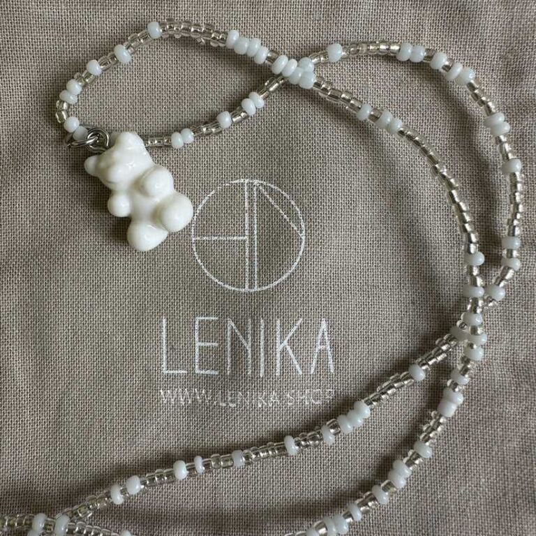 PARTY DISCOUNT Perlenkette Mit Kleinen Weißen Perlen – 180 Cm Lang, Ideal Für 20er-Jahre-Kostüme & Mottopartys