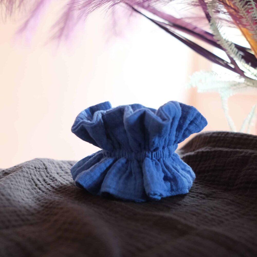 Scrunchie "kirikiri" aus Musselin