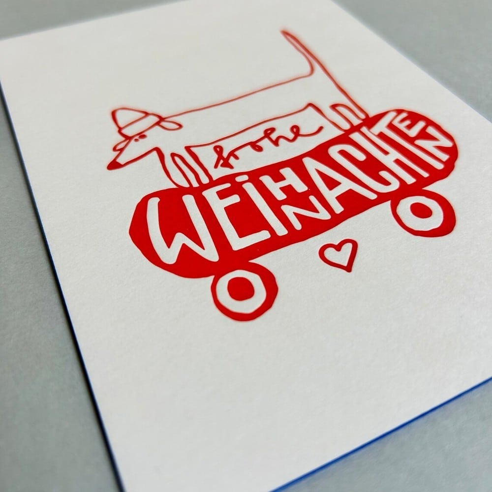 Postkarten Weihnachten, 5 Motive