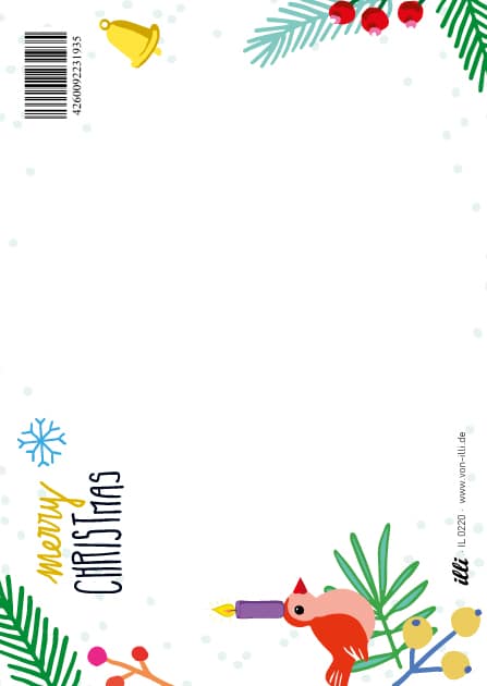 Weihnachtskarte-illi-Weihnachtskranz-IL0220_NADORÜCKSEITE