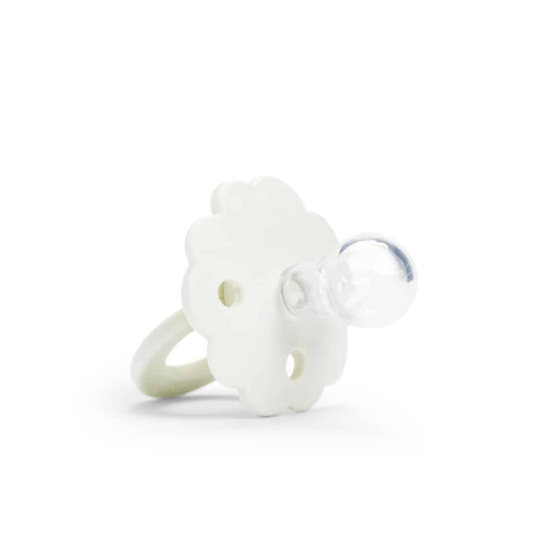 Schnuller *Binky Bloom* ab 3 Monate, Vanilla White
