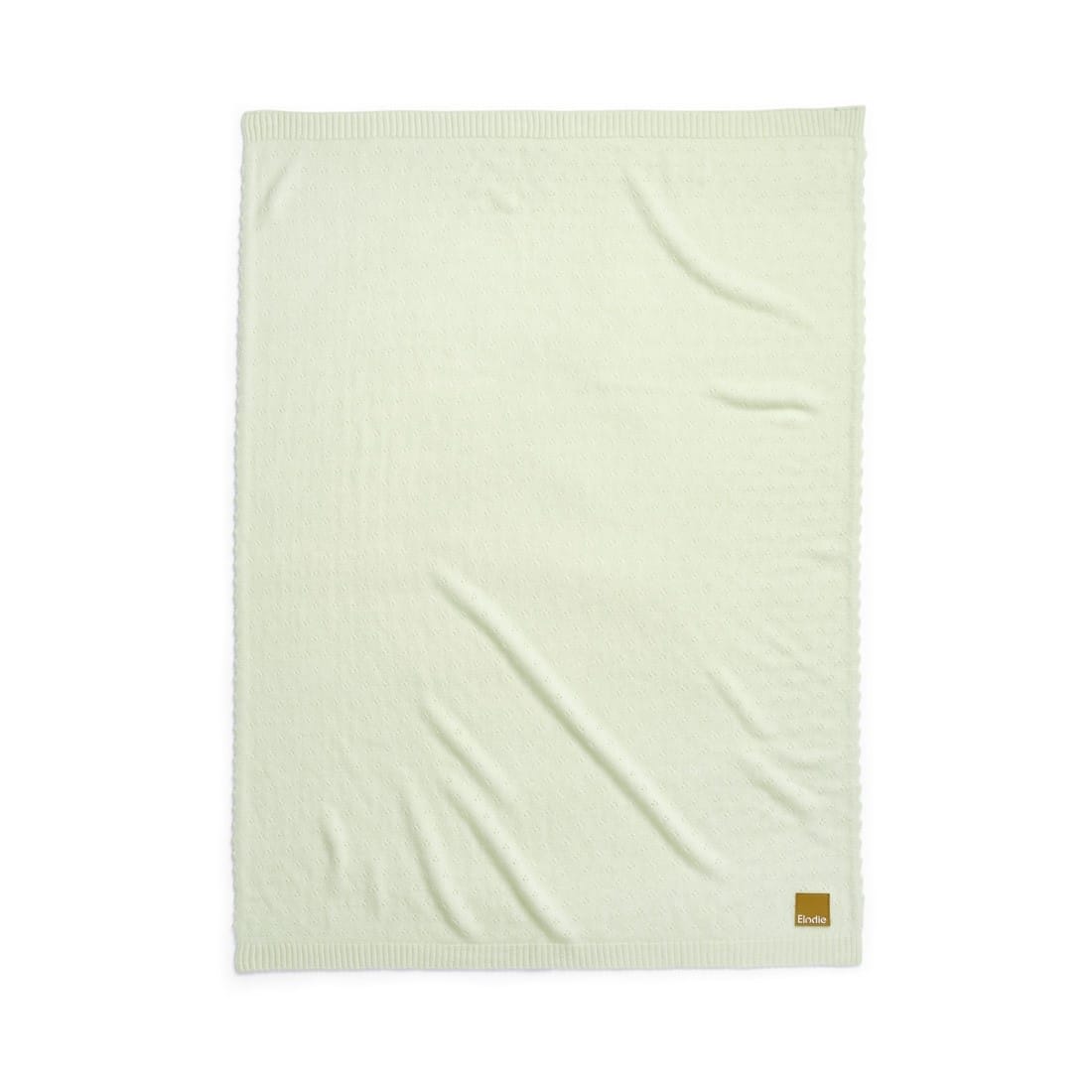 Pointelle Babydecke, Gelato Green