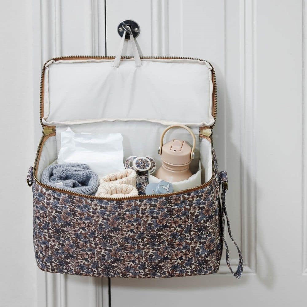 Kinderwagen Organizer, Blue Garden