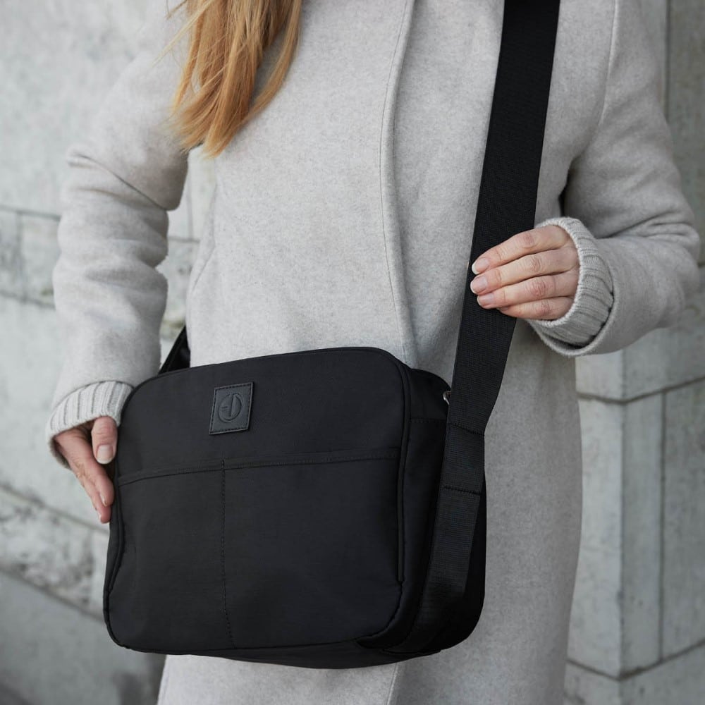 Wickeltasche Crossbody, Black