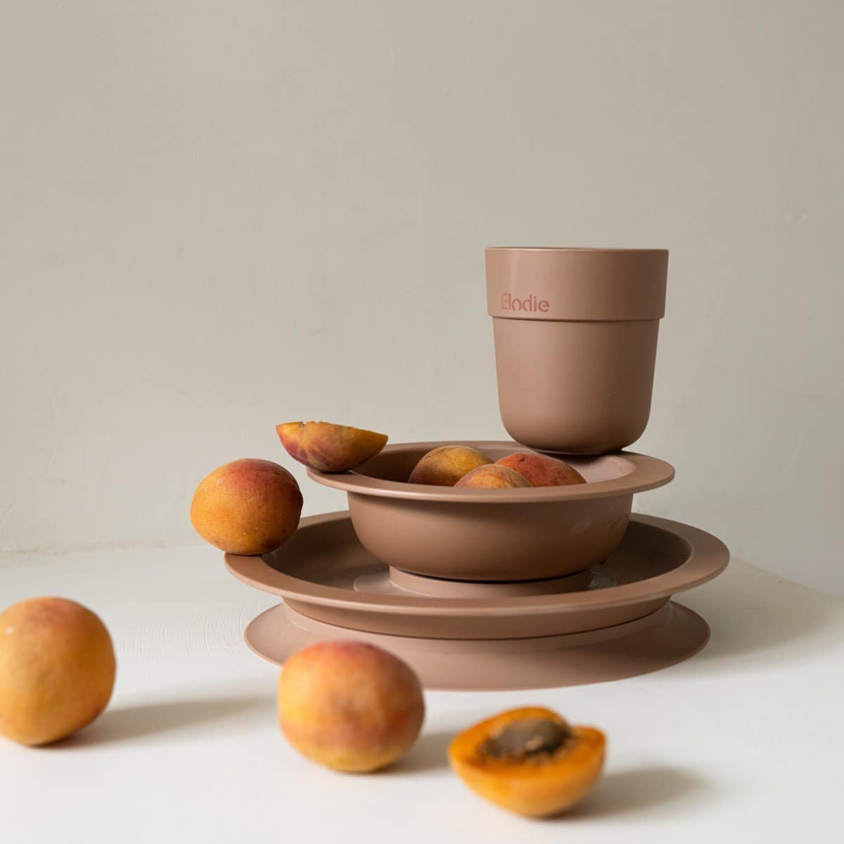 Geschirrset für Kinder 3 teilig, Soft Terracotta