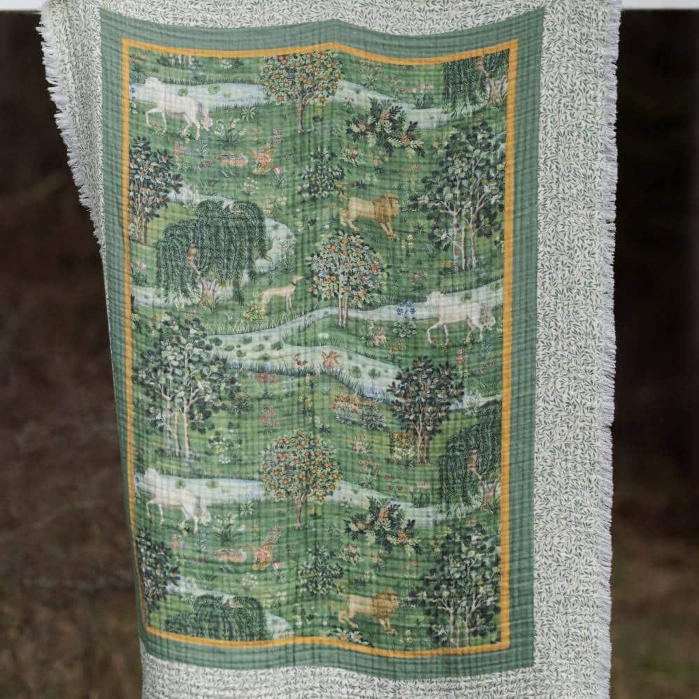 Weiche Baumwolldecke, Owl & Willow