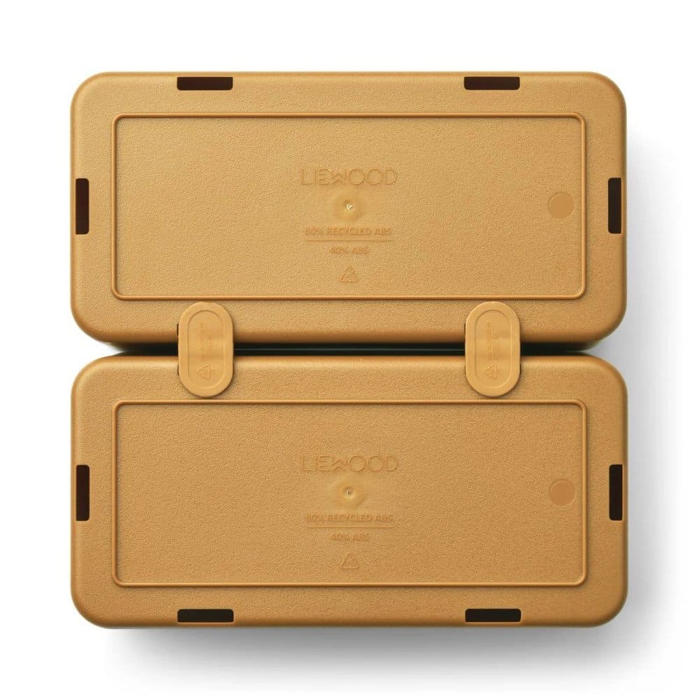 Aufbewahrungssystem 2er Set *Jamal*, Golden Caramel