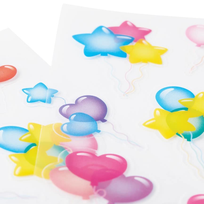Stickiville Sticker, Balloons
