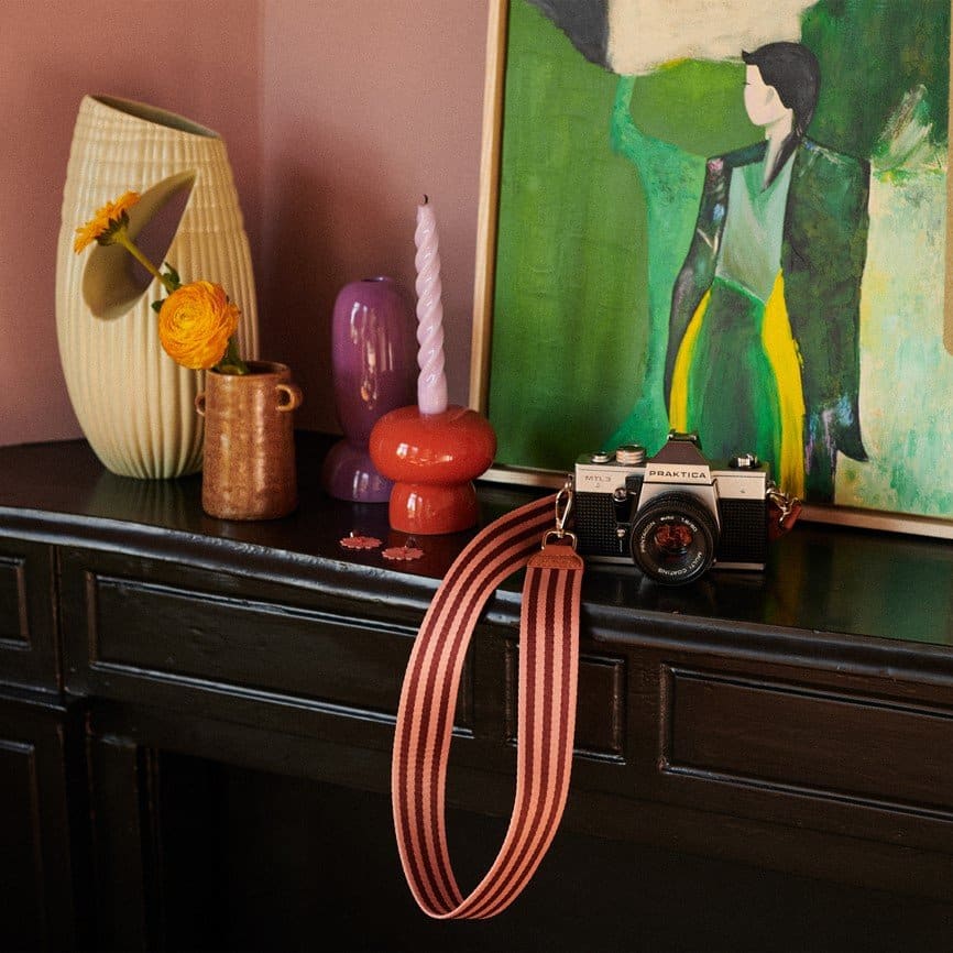 Schulterriemen, arancia orange + positano purple