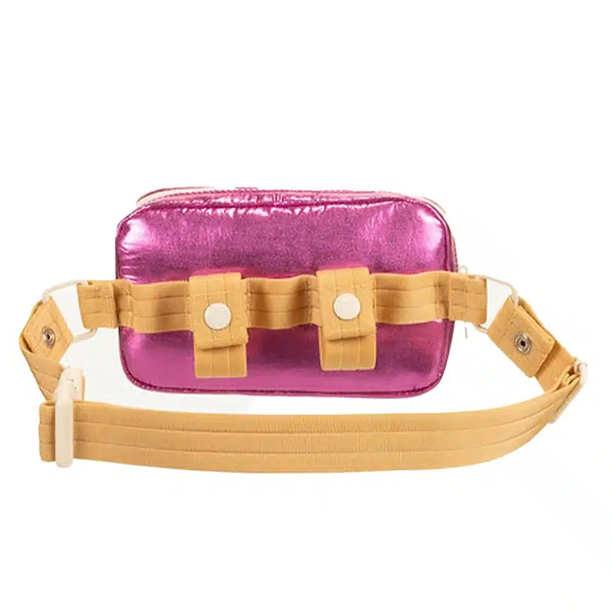 Fahrrad-/Bauchtasche *Better Together*, metallic pink