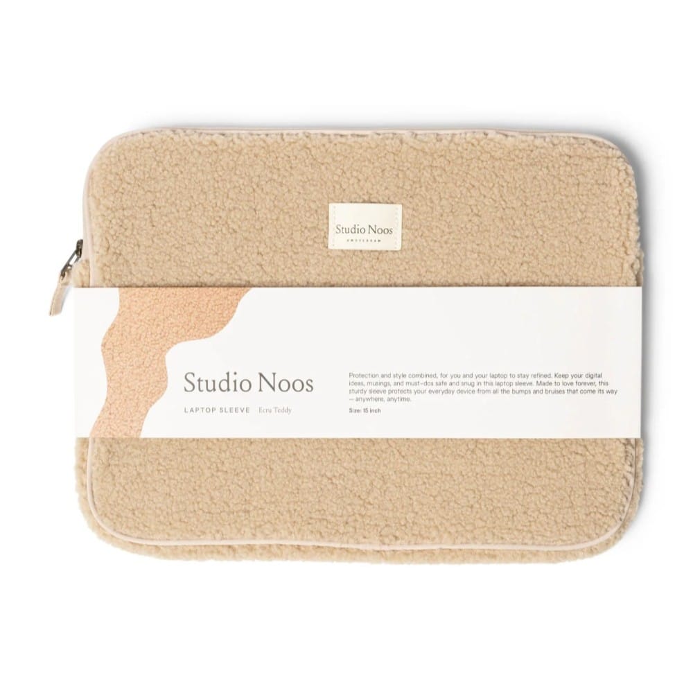 Laptop Tasche 15 Zoll *Teddy*, Ecru