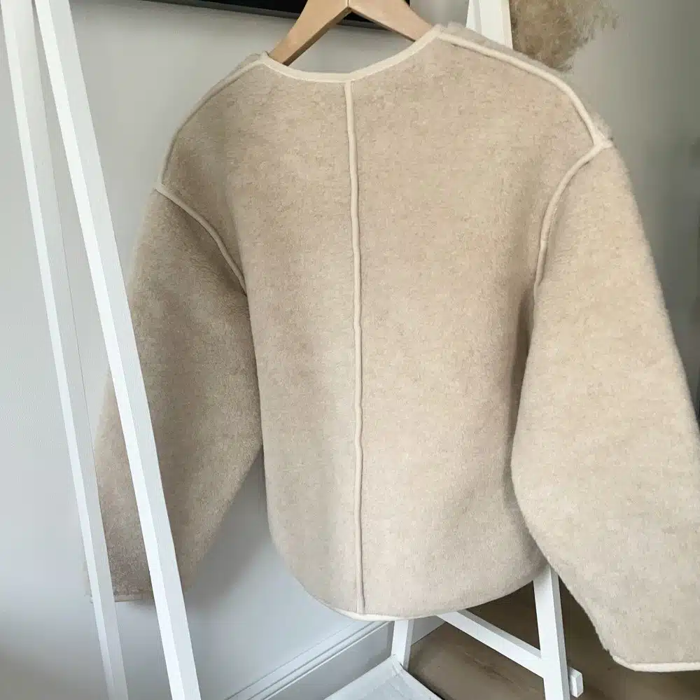 Wolljacke *Cloudy*, Beige/Alabaster