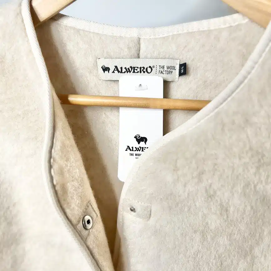 Wolljacke *Cloudy*, Beige/Alabaster