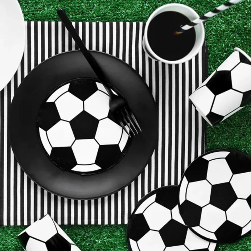 Servietten, Fußball