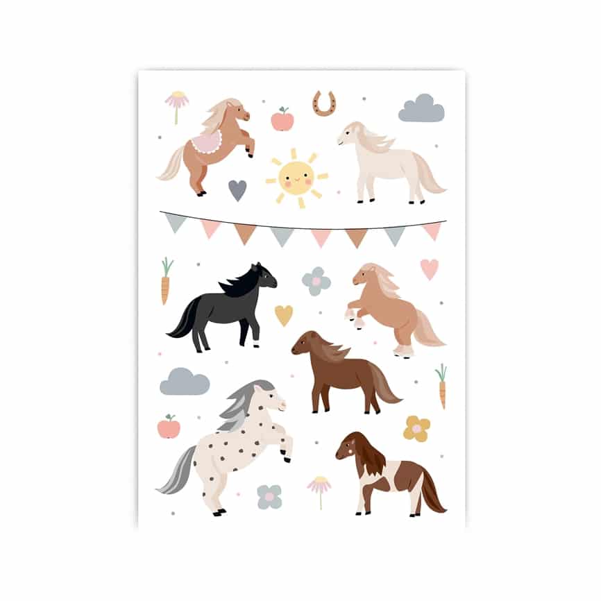 Sticker *Ponys* 50 Stück