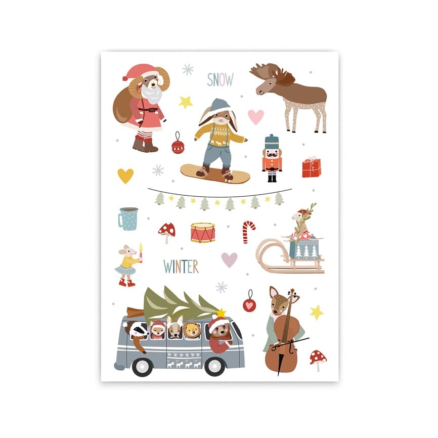 Sticker *Winter* 50 Stück