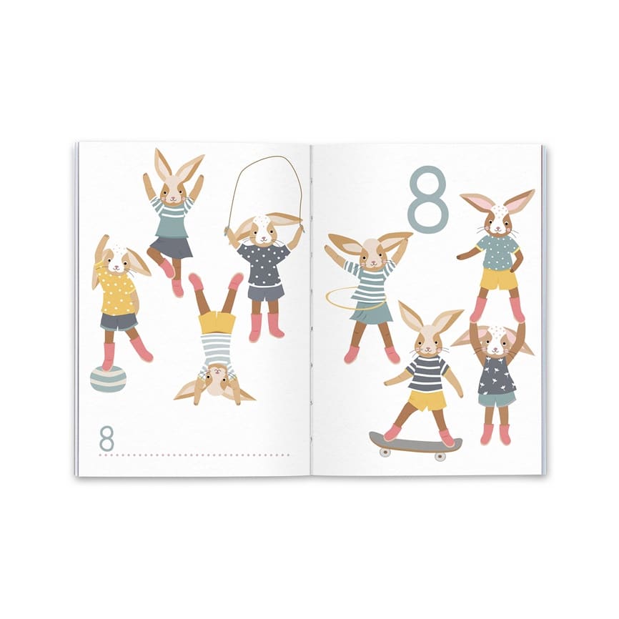 Zahlenbuch A6, 44 Seiten