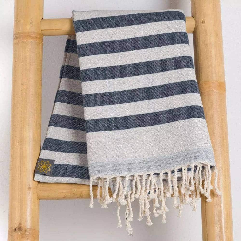 Tuch *Fouta* Hamamtuch Frottee, Midnight Sky 180x100cm