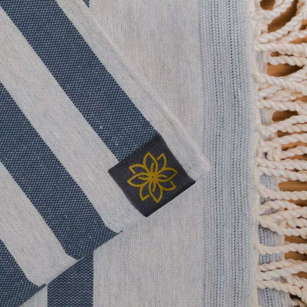 Tuch *Fouta* Hamamtuch Frottee, Midnight Sky 180x100cm