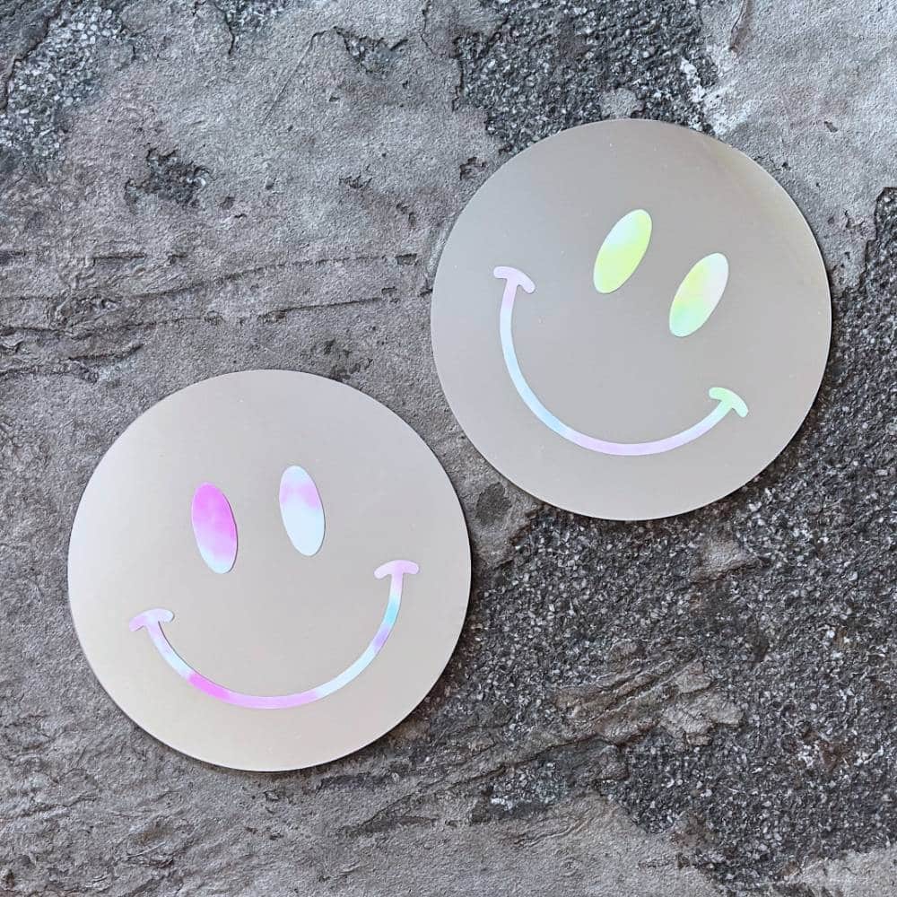 Spiegel *Happy Smile*, Rainbow Pastell