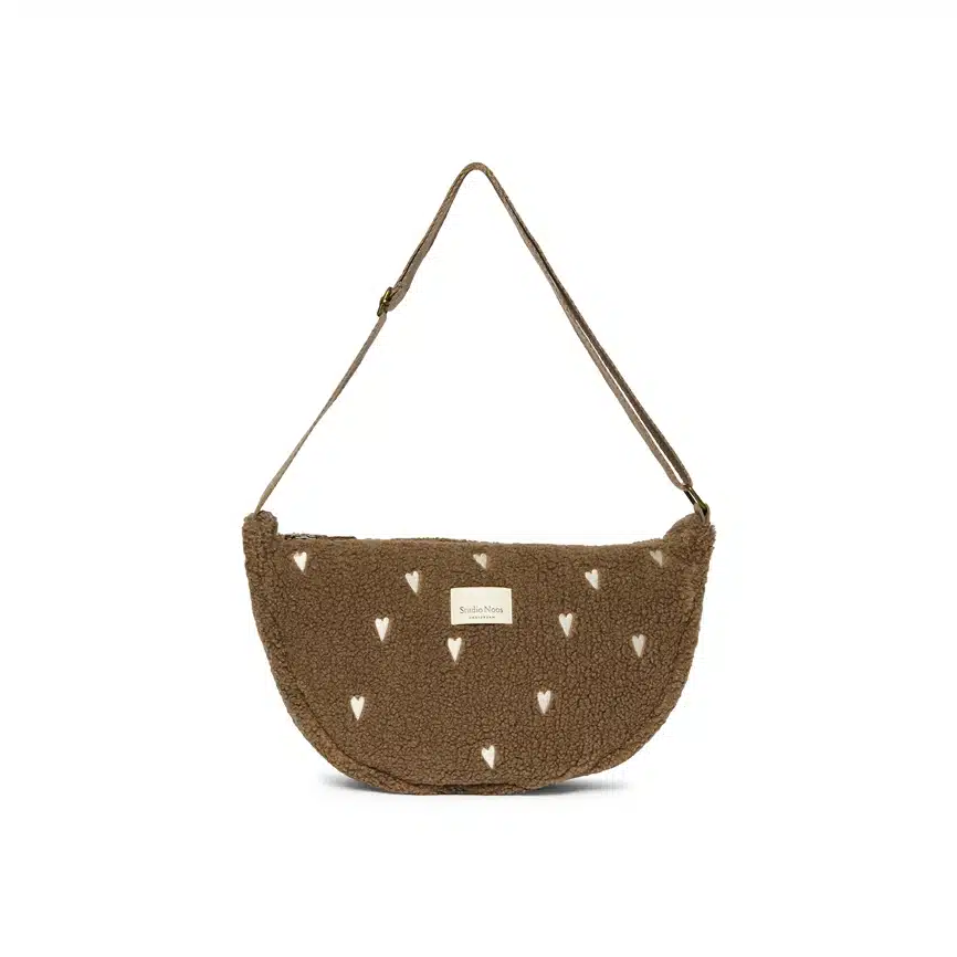 Bauchtasche, Fanny Pack *Teddy Hearts*, Braun