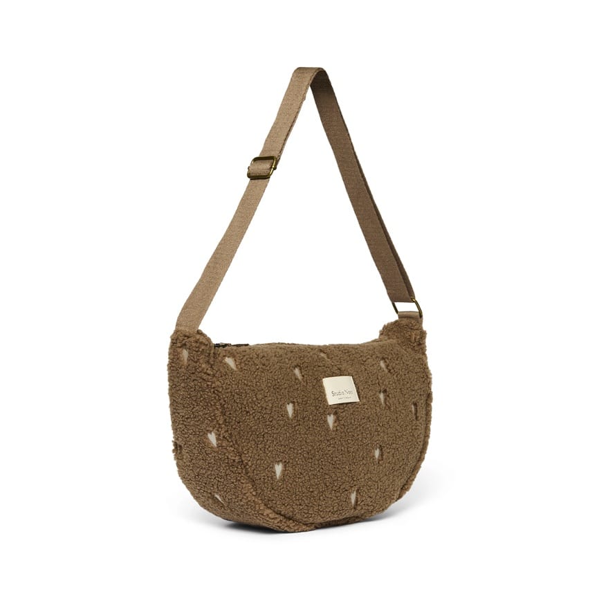 Bauchtasche, Fanny Pack *Teddy Hearts*, Braun