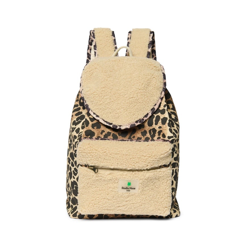 Rucksack Midi *Teddy Leopard*, Leo